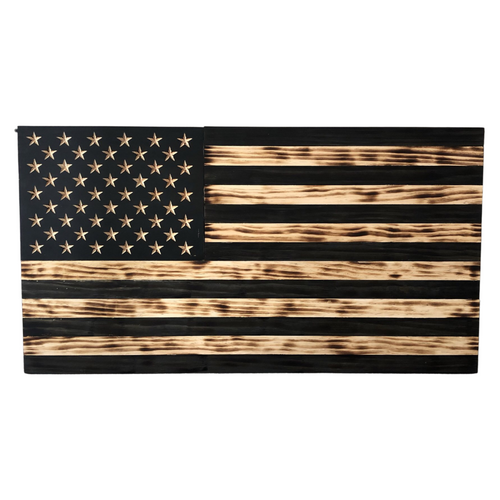 Wooden American Flag - Subdued
