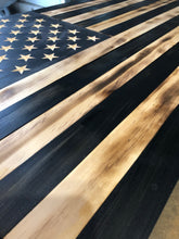 Load image into Gallery viewer, Wooden American Flag - Subdued