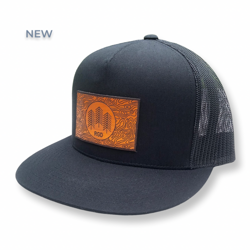 Flat Brim - RGD Topographic - Black