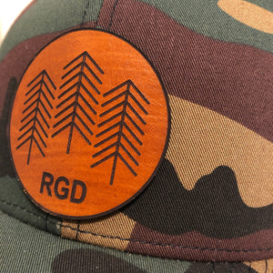 RGD - Camo & Black - Large Patch - The Rugged Brand